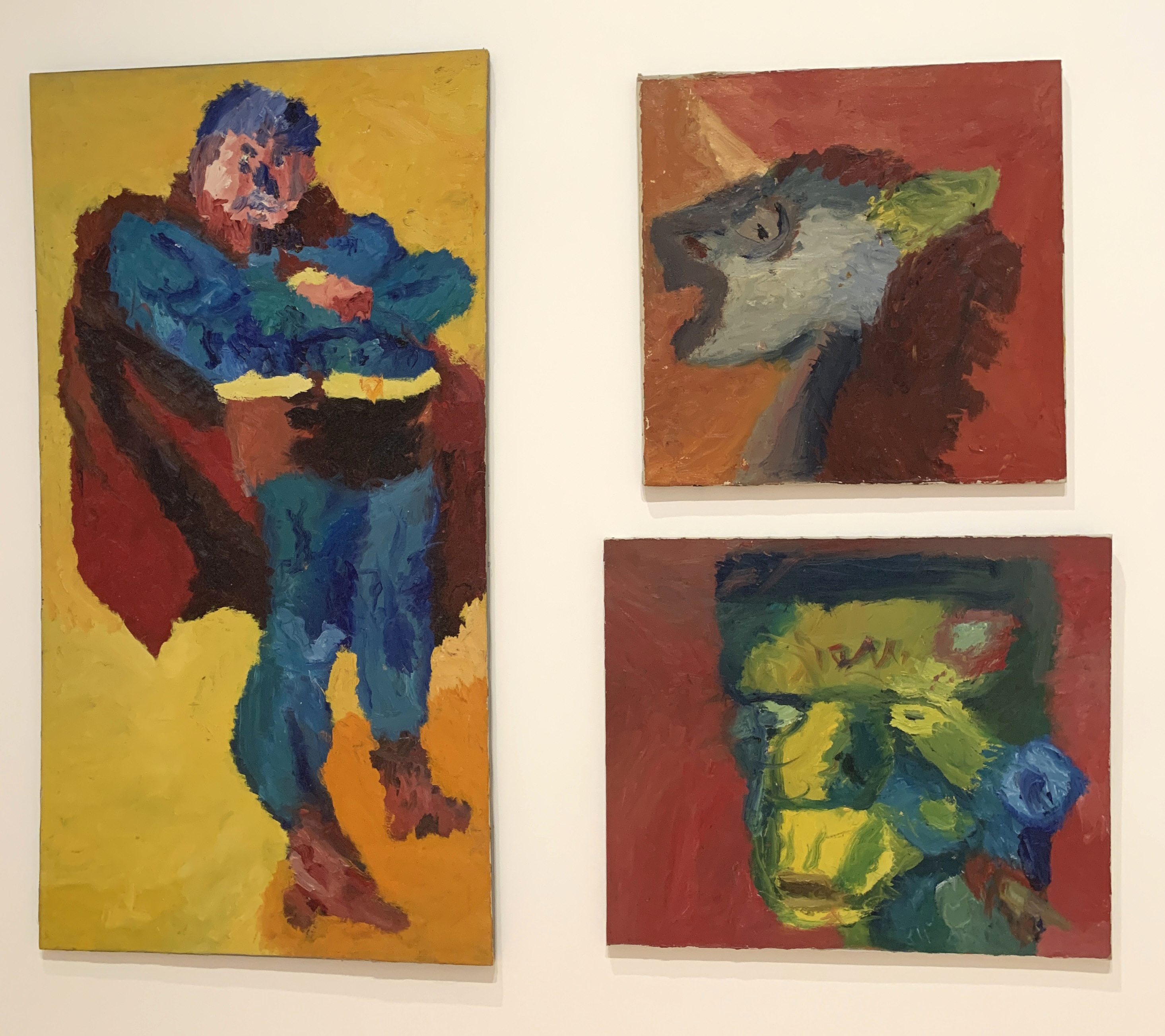 Frank Moore paintings at MCASD